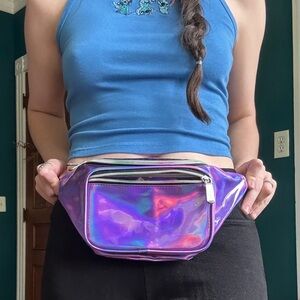 Metalic Holographic Fanny Pack